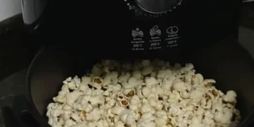 pipoca na air fryer