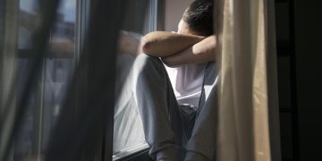 Jovem com depressão
