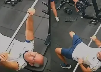 VÍDEO: Homem morre após barra de supino cair sobre o tórax em academia; especialistas apontam possíveis causas do óbito