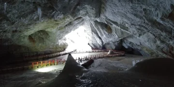 bactéria em caverna