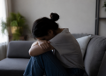 mulher com depressão