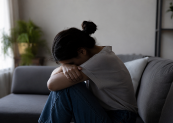 mulher com depressão